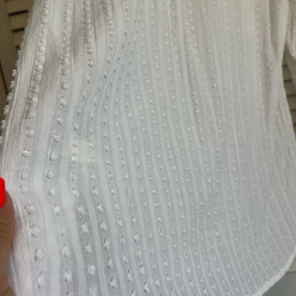 ANTHROPOLOGIE AKEMI + KIN White Tunic Top medium - Picture 9 of 9